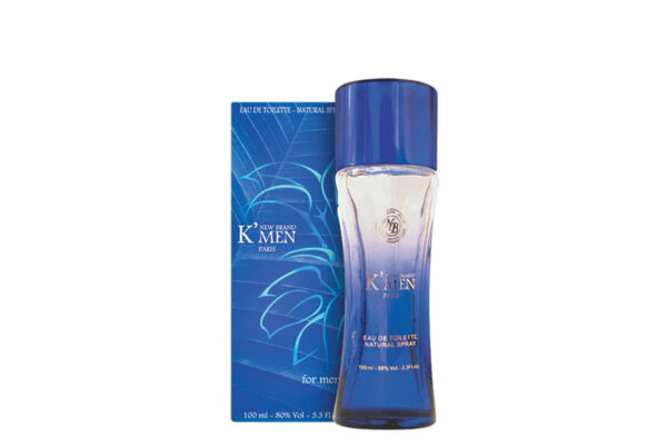 New Brand K'men Eau de Toilette for Men – 3.3 oz
