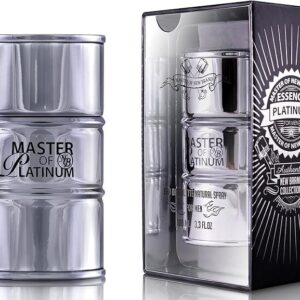 New Brand Master Platinum Eau de Toilette for Men – 3.3 oz