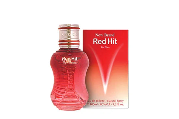 New Brand Red Hit Eau de Toilette for Men – 3.3 oz