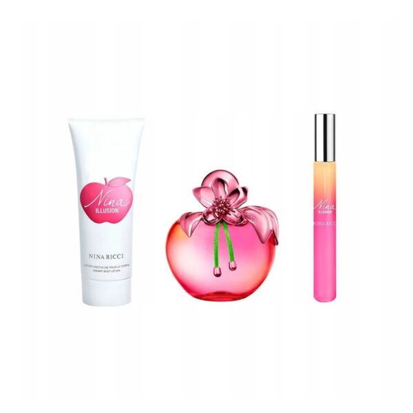 Nina Ricci Nina Illusion 3 piece Eau de Parfum for Women – 3 piece gift set