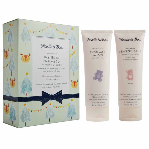 Noodle & Boo Baby Bath & Massage Creme Douce Easter for Unisex