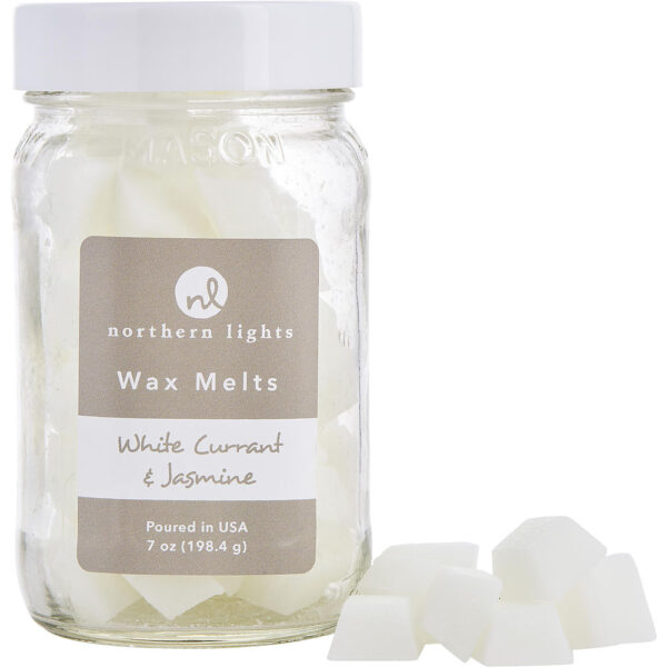 Northern Lights White Currant & Jasmine SIMMERING CHIPS JAR CONTAINING 100 MELTS for Unisex – 7 oz