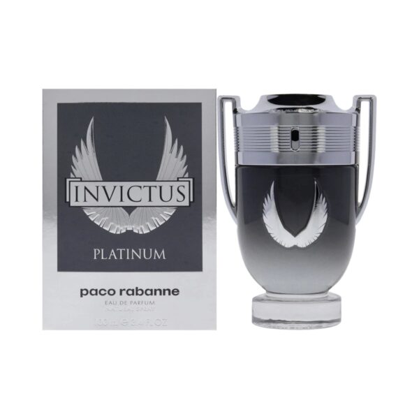 Paco Rabanne Rabanne Invictus Platinum Eau de Parfum for Men – 3.4 oz