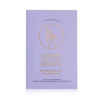 Paddywax Impressions Car 2pk Fingers Crossed for Unisex