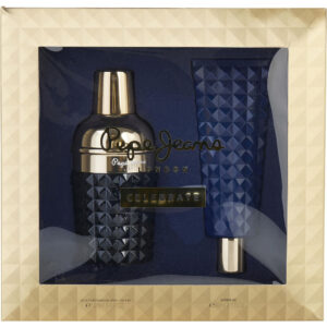 Pepe Jeans London Pepe Jeans Celebrate & SHOWER GEL Eau de Parfum for Men – 3.4 oz