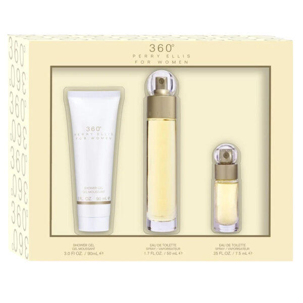 Perry Ellis 360 & Shower Gel Eau de Toilette for Women