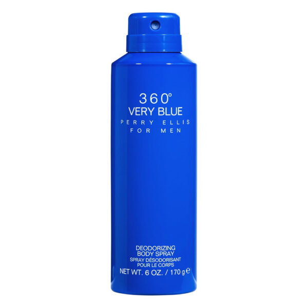 Perry Ellis 360 Very Blue Deodorant Body Spray for Unisex