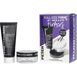 Peter Thomas Roth Full Size FIRMx Face & Eye Firmers Kit: Face Tightener + Face & Eye Patches 90ct 2pcs for Women – 100 ml