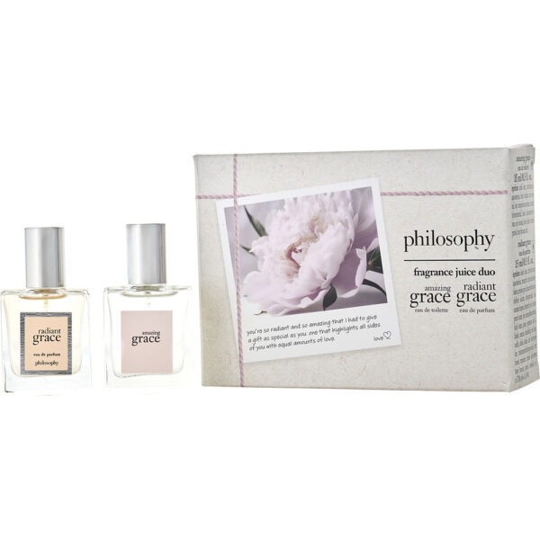 Philosophy Variety 2 PIECE DISCOVERY WITH AMAZING GRACE & RADIANT GRACE AND BOTH ARE Eau de Parfum for Women – 0.5 oz