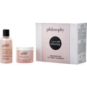 Philosophy You're So Amazing : Amazing Grace Shower Gel + Amazing Grace Whipped Body Cream 2pcs for Women – 180 ml