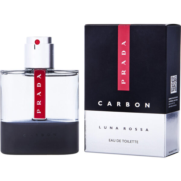 Prada Luna Rossa Carbon Eau de Toilette for Men – 1.7 oz