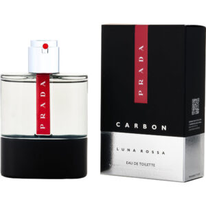 Prada Luna Rossa Carbon * Eau de Toilette for Men – 3.4 oz