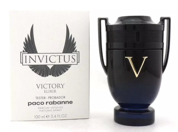 Rabanne Invictus Victory Elixir Intense Parfum for Men – 3.4 oz