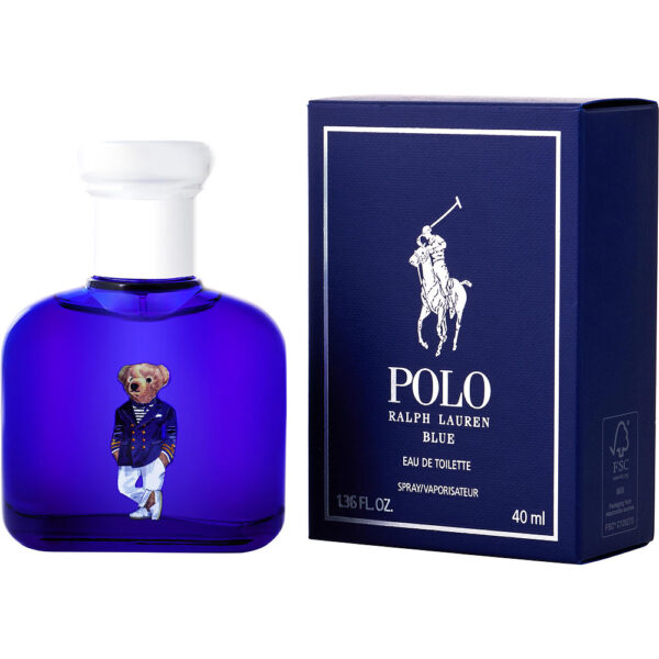 Ralph Lauren Polo Blue Bear LIMITED EDITION Eau de Toilette for Men – 1.3 oz