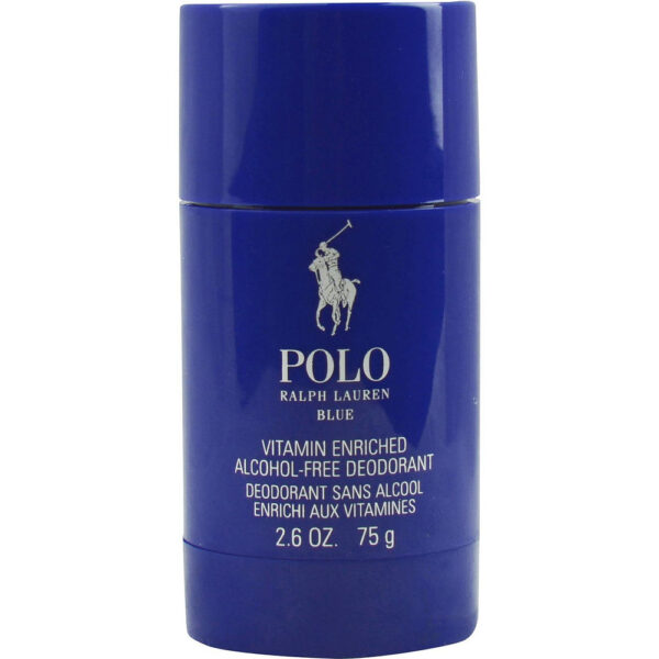 Ralph Lauren Polo Blue DEODORANT STICK ALCOHOL FREE for Men – 2.6 oz