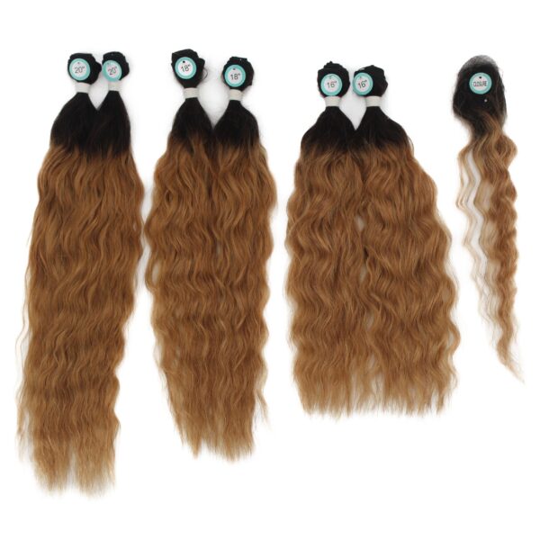 Raw Remy by Samra NATURAL WAVE + CLOSURE 7pc for Women