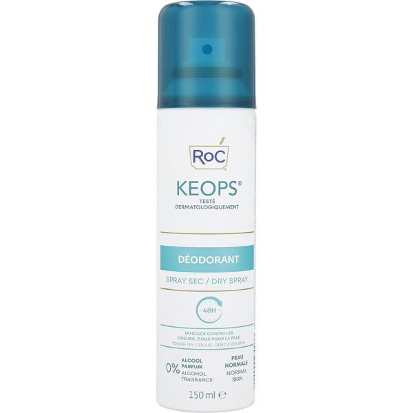 Roc Keops Deodorant Dry for Unisex – 150 ml
