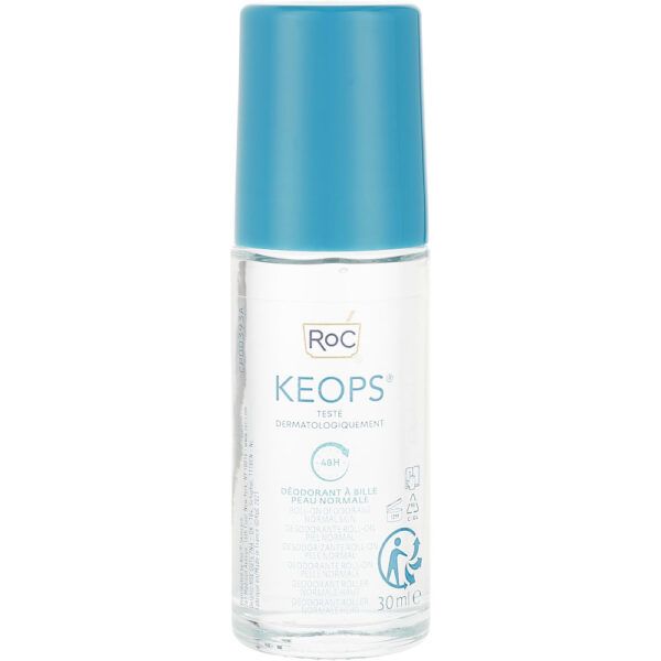 Roc KEOPS Roll On Deodorant 48H Alcohol Free & Not Perfumed Normal Skin for Women – 30 ml
