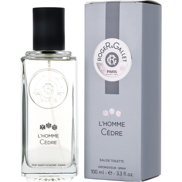 Roger & Gallet L'homme Cedre Eau de Toilette for Men – 3.3 oz