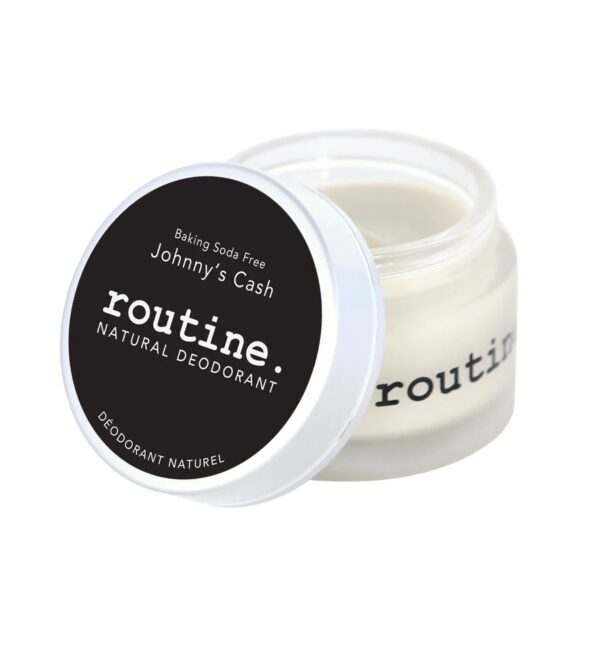 Routine Deodorant Jar Baking Soda Free Johnny's Cash for Unisex