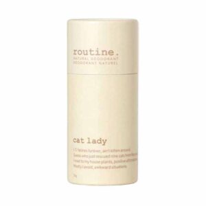 Routine Deodorant Stick Cat Lady for Unisex