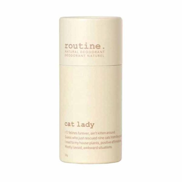 Routine Deodorant Stick Cat Lady for Unisex