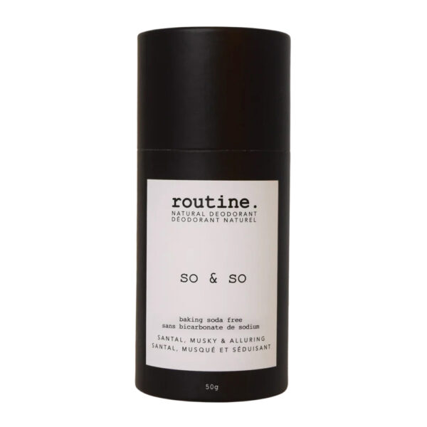Routine Deodorant Stick So & So Baking Soda Free for Unisex
