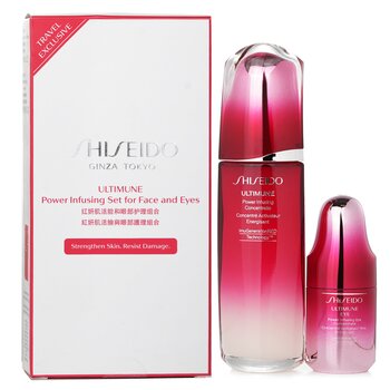 ShiseidoUltimune Power Infusing ImuGenerationRED Technology : Face Concentrate + Eye Concentrate 2pcs for Women – 2pcs