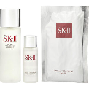 Sk Ii First Experience Kit Facial Treatment Clear Lotion + Facial Treatment Essence + 2x Facial Treatment Mask 4pcs for Unisex – 2.5 oz
