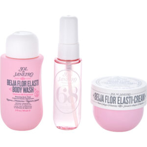 Sol De Janeiro Beija Flor Jet : Elasti Cream + Body Wash + Brazilian Crush Cheirosa 68 Hair & 3pcs Body Spray for Women