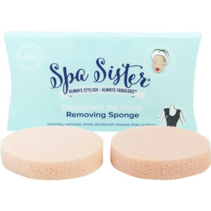 Spa Accessories SPA SISTER DEODORANT REMOVING SPONGE 2 PACK for Unisex