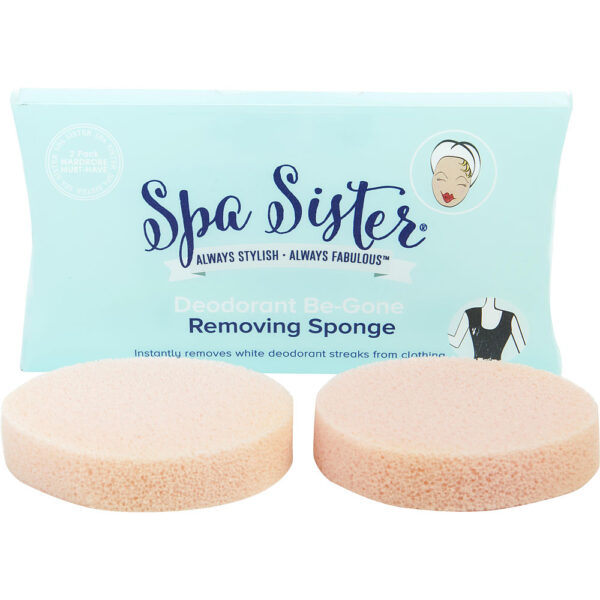 Spa Accessories SPA SISTER DEODORANT REMOVING SPONGE 2 PACK for Unisex