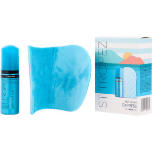 St. Tropez Self Tan Classic Kit: 1 Hour Tan + Applicator Mitt 2pcs for Women – 50 ml