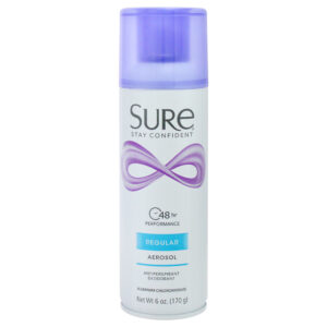 Sure Aerosol Anti Perspirant and Deodorant Regular for Unisex
