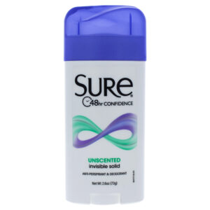 Sure Invisible Solid Anti perspirant And Deodorant Unscented for Unisex