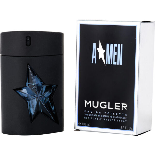 Thierry Mugler Angel RUBBER BOTTLE * Eau de Toilette for Men – 3.4 oz