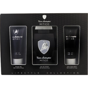 Tonino Lamborghini Lamborghini Mitico & AFTERSHAVE BALM & SHOWER GEL Eau de Toilette for Men – 3 piece gift set