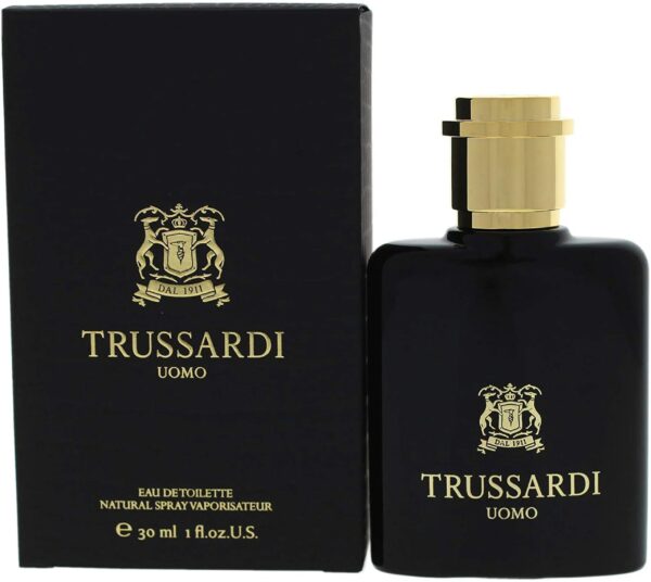 Trussardi Uomo Eau de Toilette for Men – 1 oz / 30 ml