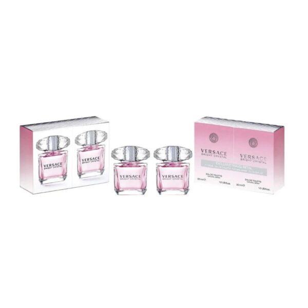 Versace Bright Crystal 2 piece v4 Eau de Toilette for Women – 2 piece gift set - v4