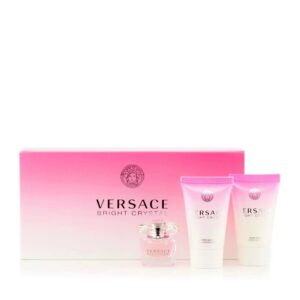 Versace Bright Crystal 3 piece v3 Eau de Toilette for Women – 3 piece gift set - v3