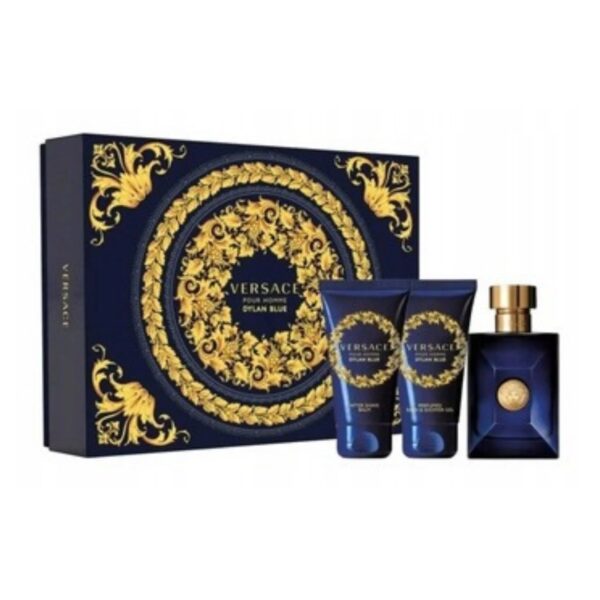 Versace Dylan Blue 3 piece Eau de Toilette for Men – 3 piece gift set