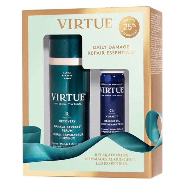 Virtue Daily Damage Repair Essentials Duo for Unisex