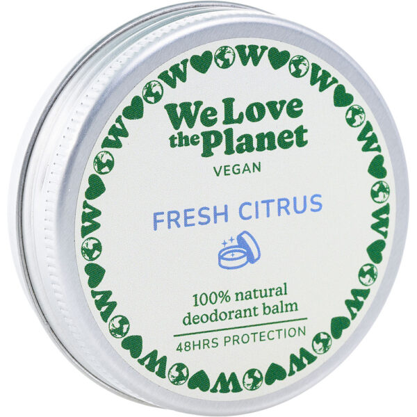 We Love The Planet Deodorant Balm Fresh Citrus Vegan for Women – 35 g