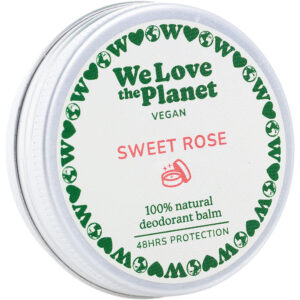 We Love The Planet Deodorant Balm Sweet Rose Vegan for Women – 35 g