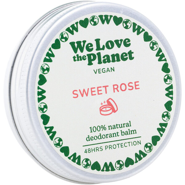 We Love The Planet Deodorant Balm Sweet Rose Vegan for Women – 35 g