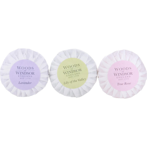 Woods Of Windsor Variety 3 PIECE VARIETY WITH TRUE ROSE & LAVENDER & LILY OF THE VALLEY AND ALL ARE SOAPS for Women – 1.7 oz