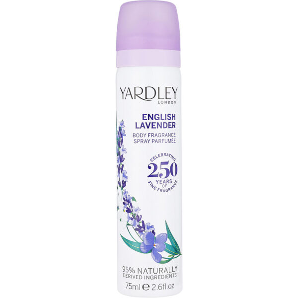 Yardley English Lavender Body Spray for Women – 2.6 oz