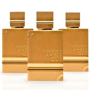 Al Haramain Amber Oud Gold Edition Pack of 3 Eau de Parfum for Unisex – 100 ml