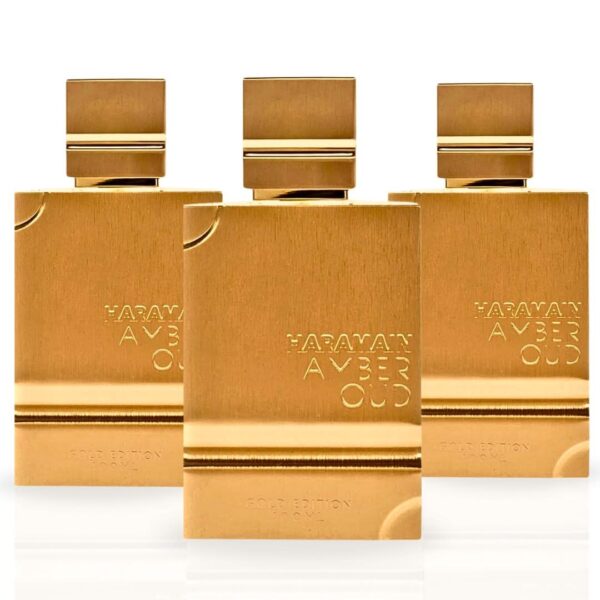 Al Haramain Amber Oud Gold Edition Pack of 3 Eau de Parfum for Unisex – 100 ml