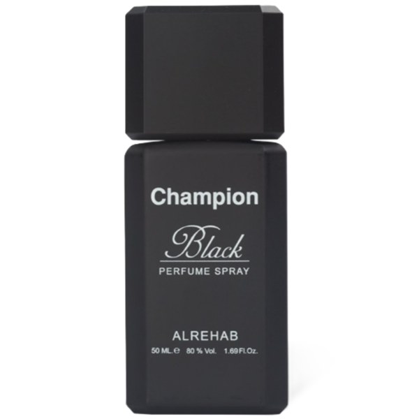 Al-Rehab Al Rehab Al Rehab Champion Black Eau de Parfum for Men – 1.7 oz / 50 ml